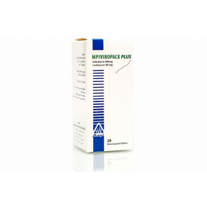 MPIVIROPACK PLUS ( sofsobuvir 400 mg + ledipasvir 90 mg ) 28 tablets 